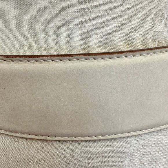Paloma Picasso Signature "X" Beige Leather Belt Gold
Size Large L/80 Italy - Picture 6 of 16